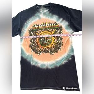 Sublime RARE Retro VTG Graphic band concert T-shirt sz M GUC Tie Dye 90’s